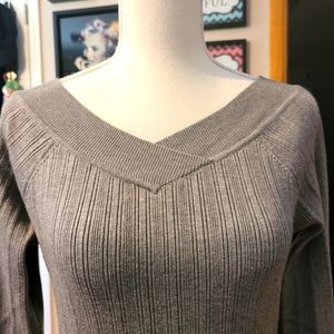 White House/Black Market grey sweater